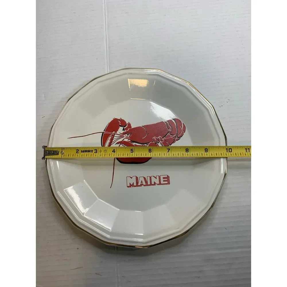 Vintage 1970s Maine Lobster Souvenir Collector‎ Plate 10